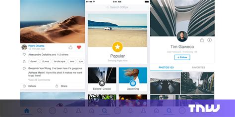 500px Overhauls Its Ios App To Enhance Photo Display And Discovery