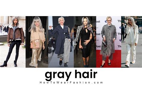 What To Wear With Gray Hair Howtowear Fashion Fashion Stylish Outfits For Women Over 50