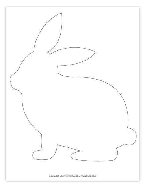 Easter Bunny Templates Printable