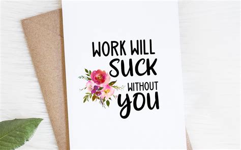 Coworker Leaving Farewell Card Funny Going Away Gift Work Etsy