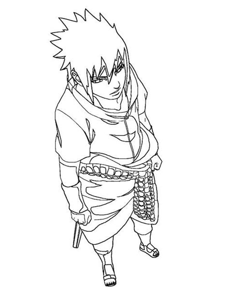 Sasuke Uchiha From Naruto Coloring Page Anime Coloring Pages Porn Sex