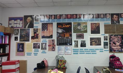 The History Timeline On The Wall In My Classroom At Ahs History Classroom Middle School