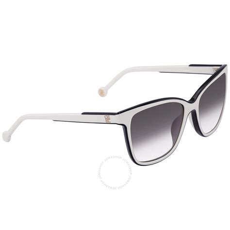 Carolina Herrera Grey Gradient Square Ladies Sunglasses She792 06k5 54 190605128442 Sunglasses
