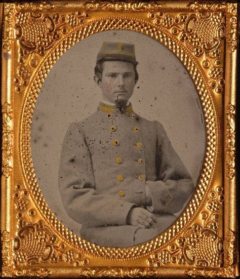 An Unknown Officer Of The 2nd Georgia Either The 2nd Georgia