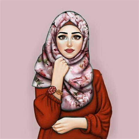 Found On Bing From Pinterest Com Girl Cartoon Hijab Drawing Sarra Art