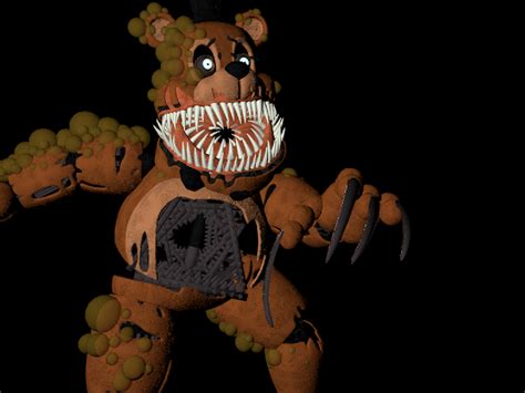 C4d Fnaf Fnaf The Twisted Ones Freddy Poster By Chulan7267 On
