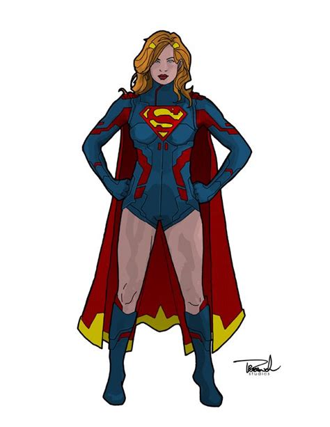 Tsbranchs Superheroic Redesigns Supergirl Power Girl Supergirl Dc