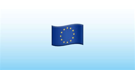 Bandera Unión Europea Emoji 🇪🇺