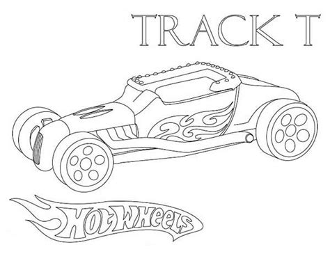 Coloring pages of hot wheels. Hot Wheels Track T Coloring Page - NetArt