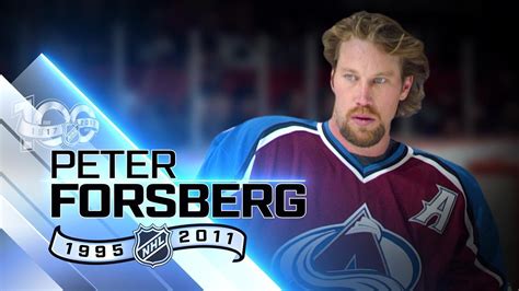 Complete player biography and stats. Peter Forsberg two-time Cup winner with Avalanche - YouTube