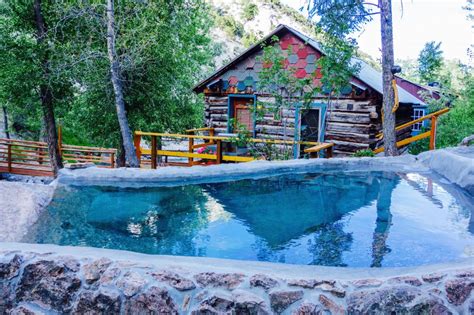 Holloway Cabin On Creek And Private Hot Springs Cabins For Rent In