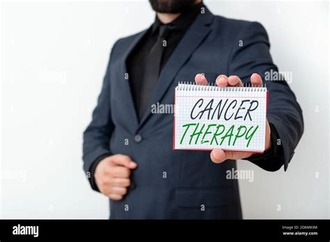 Word Writing Text Cancer Therapy Business Photo Showcasing The