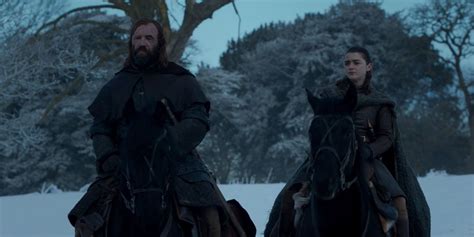 Game Of Thrones 10 Reasons Why Arya And The Hound Arent Real Friends