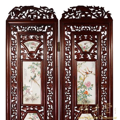 4.6 out of 5 stars 286. Antique Chinese Rosewood Screen/Room Divider with Painted ...