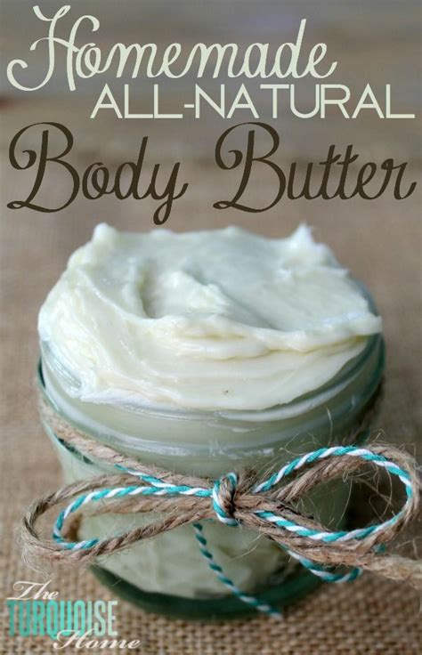 Homemade All Natural Body Butter In A Mason Jar With Twine On The Top