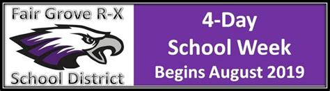 4 Day School Week Information Fair Grove R X School District