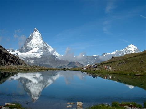 Desktop Wallpapers Natural Backgrounds Matterhorn Stellisee