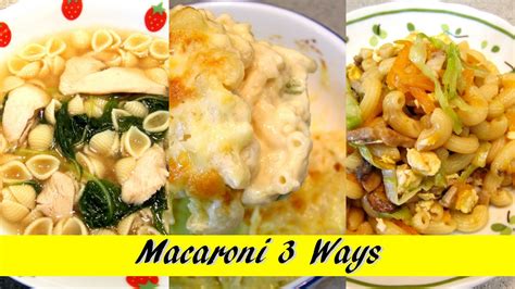 Best dining in olathe, kansas: Macaroni 3 Way! 3 simple everyday recipes - YouTube
