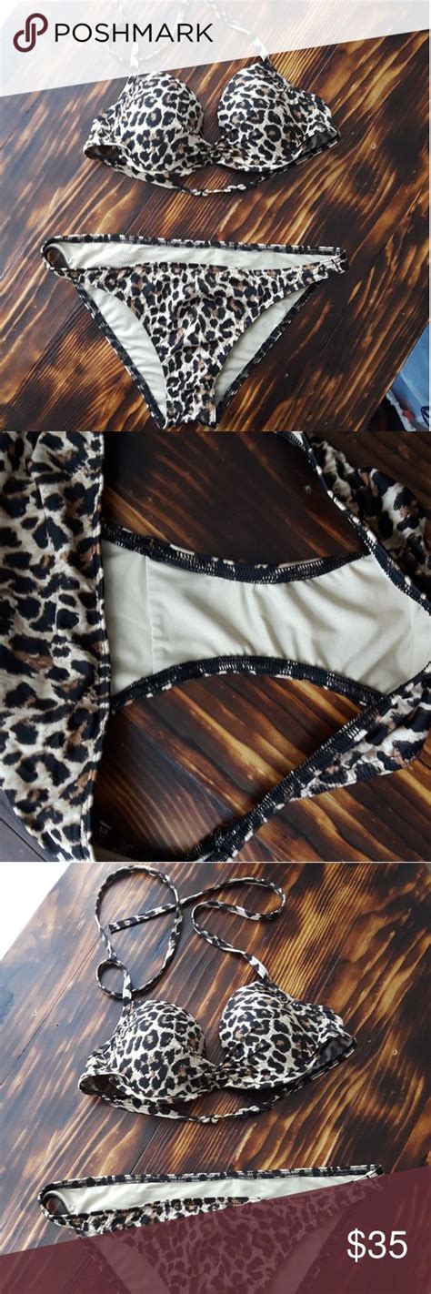Victorias Secret Leopard Print Bikini Leopard Print Bikini Leopard