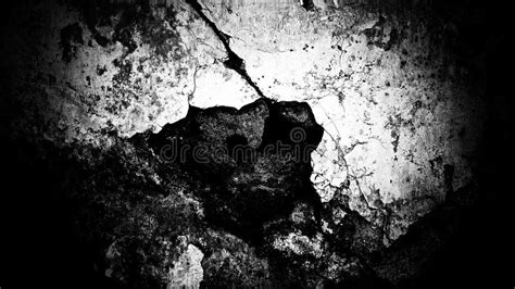 Abstract Scratch Grunge Concrete Wall Texture Black And White So