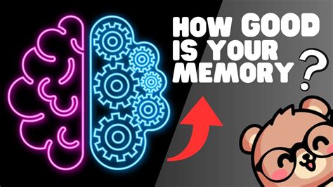 Test Your Memory Memory Quiz How Good Is Your Memory Youtube