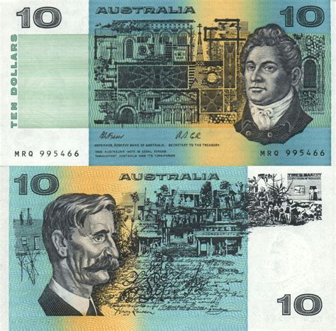 Banknote World Educational Australia Australia 10 Dollars Banknote