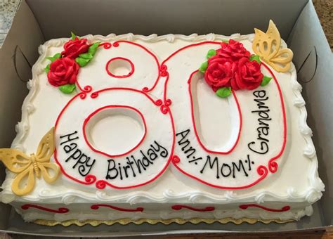 10 80th Birthday Cakes For Mom Photo 80th Birthday Cakes Designs For Women 80th Birthday Cake