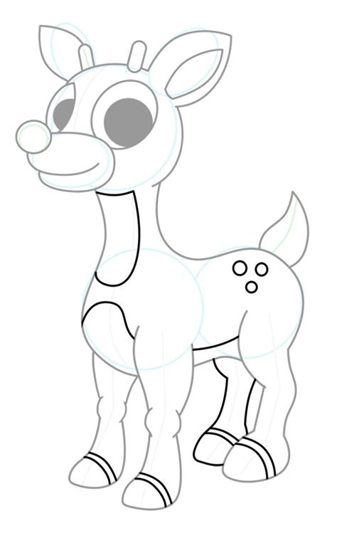 The Best Free Rudolph Drawing Images Download From 314 Free Drawings