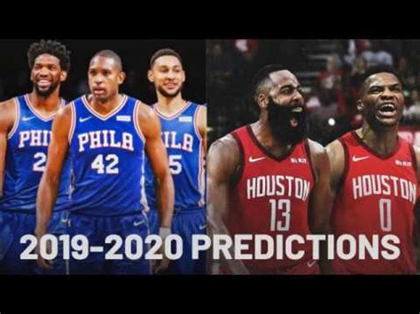 Nba standings 2019/20 , nba schedule 2020 ; NBA Standings Predictions 2019-2020 - YouTube