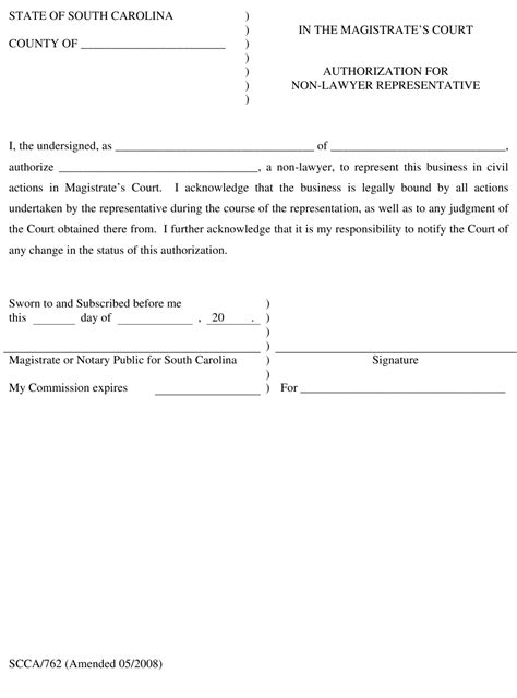 Form Scca762 Fill Out Sign Online And Download Printable Pdf South