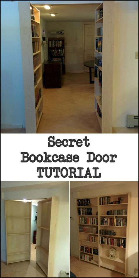 Brilliant diy safe in overlooked spot. DIY Hidden Bookcase Door | Bookcase door, Hidden door bookcase, Hidden rooms