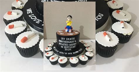 Next month is the first anniversary of the death of a friend's daughter. Charm's Cakes | Death Anniversary Custom Cake