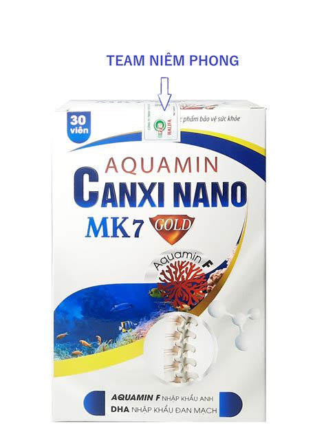 Bổ Sung Aquamin Canxi Nano Mk Gold Hải Linh C V