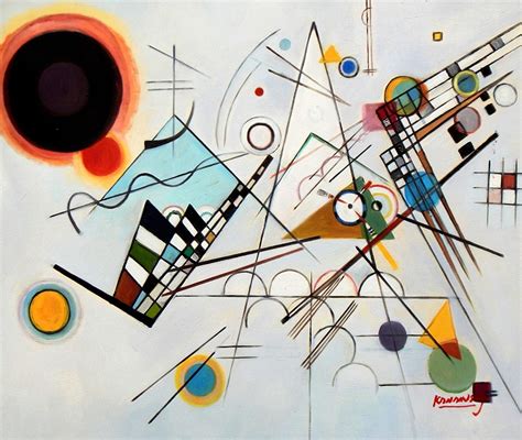 Wassily Kandinsky Composición Vii 50 X 60 Cm Reproducción De Pintura