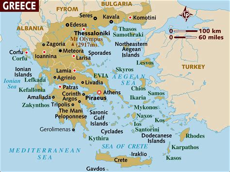 Mapa Grecji Mapa Offline I Szczeg Owa Mapa Grecji