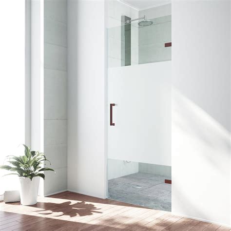 Start your bathroom remodeling project to provide you with the highest quality shower enclosure or bathtub surround, we trust only the top bathroom glass and hardware manufacturers. VIGO SoHo 28.5 in. x 70.625 in. Frameless Pivot Shower ...