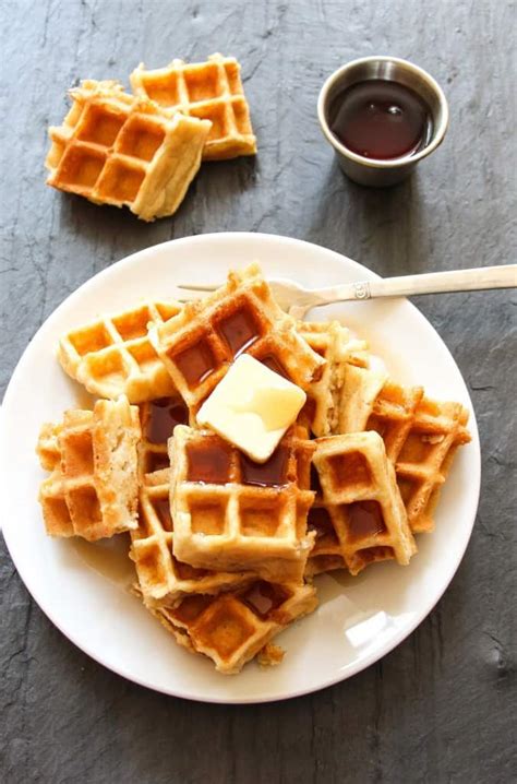 This easy waffle recipe doesn't take long to make and. Melt-In-Your-Mouth Homemade Waffles. - Layers of Happiness