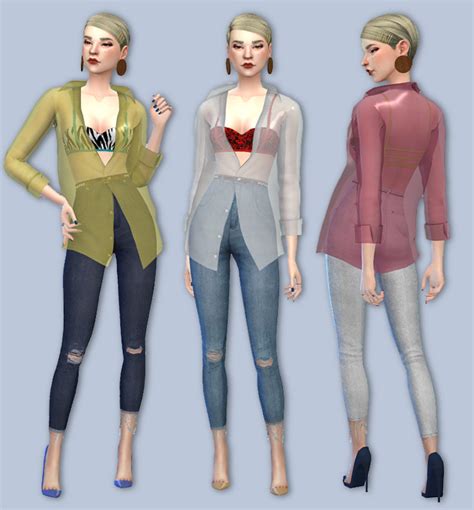 Sims 4 Cc Maxis Match Liliili Sims Puffer Jacket 32 S