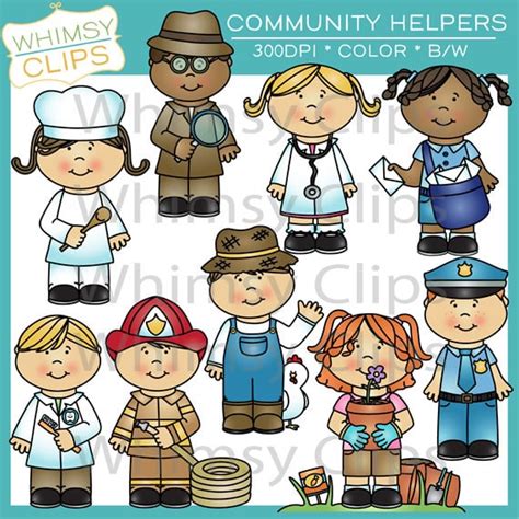 Community Helpers Clip Art