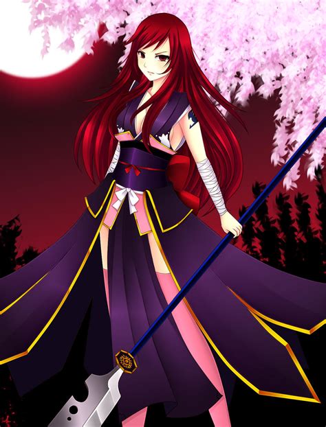 Erza Scarlet A Requip Magic User Fairy Tail Anime Fairy Tail Girls