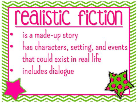 Genre Realistic Fiction Mrs Straders Website
