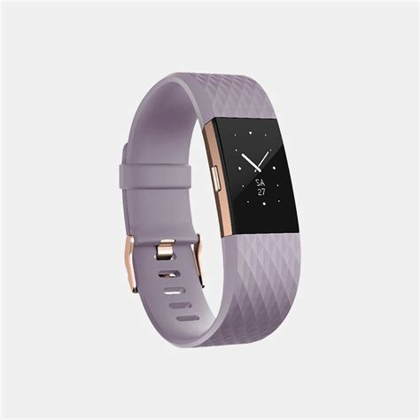 Shop Purple Fitbit Charge 2 Heart Rate Fitness Wristband For Womens