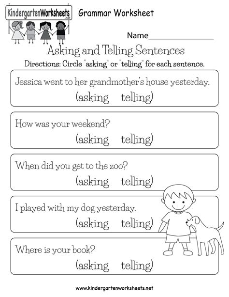 English Comprehension Worksheet Free Kindergarten English Worksheet