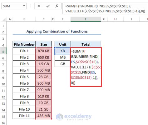 How To Sum Cells With Text And Numbers In Excel Exceldemy