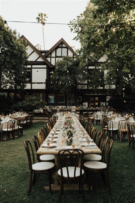 The first step in planning diy elements of your backyard wedding is to identify what you want to do yourself and what you need friends, family or a professional to do for you. French-American Wedding at Home in Pasadena, CA | Junebug ...