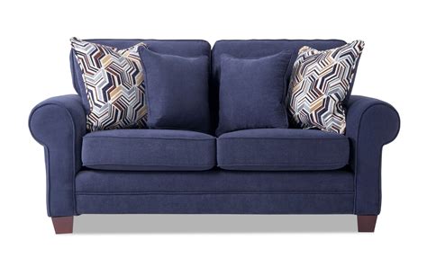 Navy sofa, Blue living room decor, Sofa