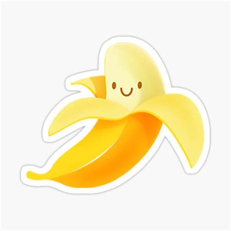 Anime Banana Sticker For Sale By Selenagz Redbubble