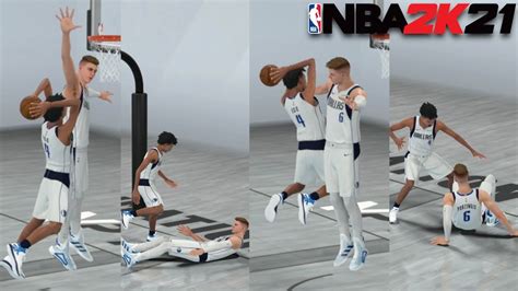 Every Contact Dunk Animation In Nba 2k21 Youtube
