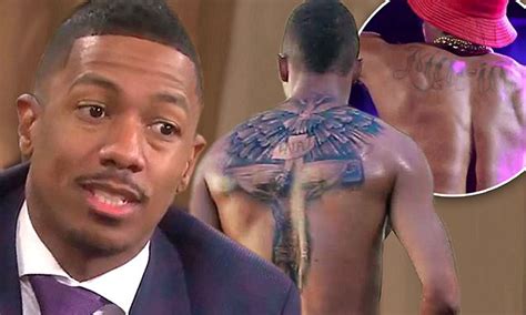 Back Nick Cannon Tattoos 15 Celebs Who Were So In Love That They Got Tattoos To Prove It More