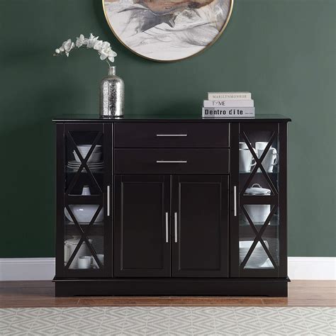 Buy Belleze Sideboard Buffet Cabinet 47 Inch Storage Cabinet Console
